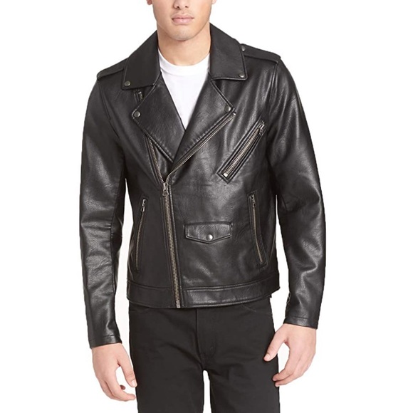 Levi's Other - levi’s men’s black vegan leather motorcycle jacket